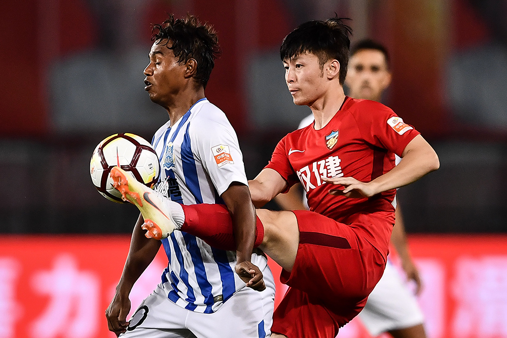 中超第12轮天津权健主场21胜广州富力